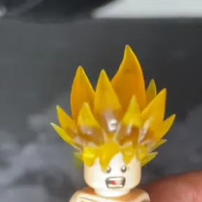 Goku SSJ3 STL Files Standing V2 from Dragonball 3D Printable