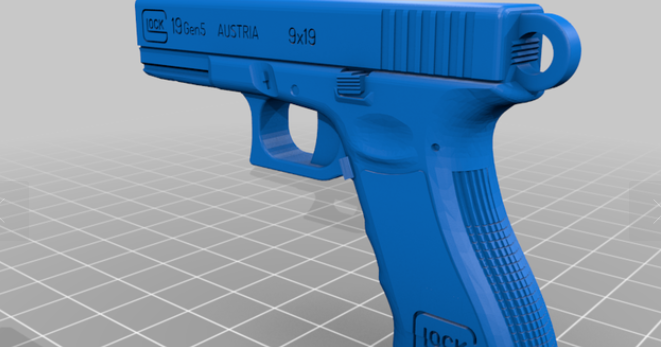 Glock key chain by lets print | Download free STL model | Printables.com