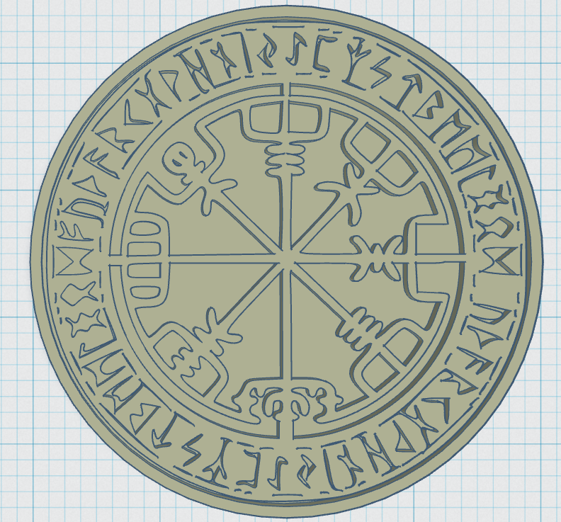 Viking Symbols Coaster 01
