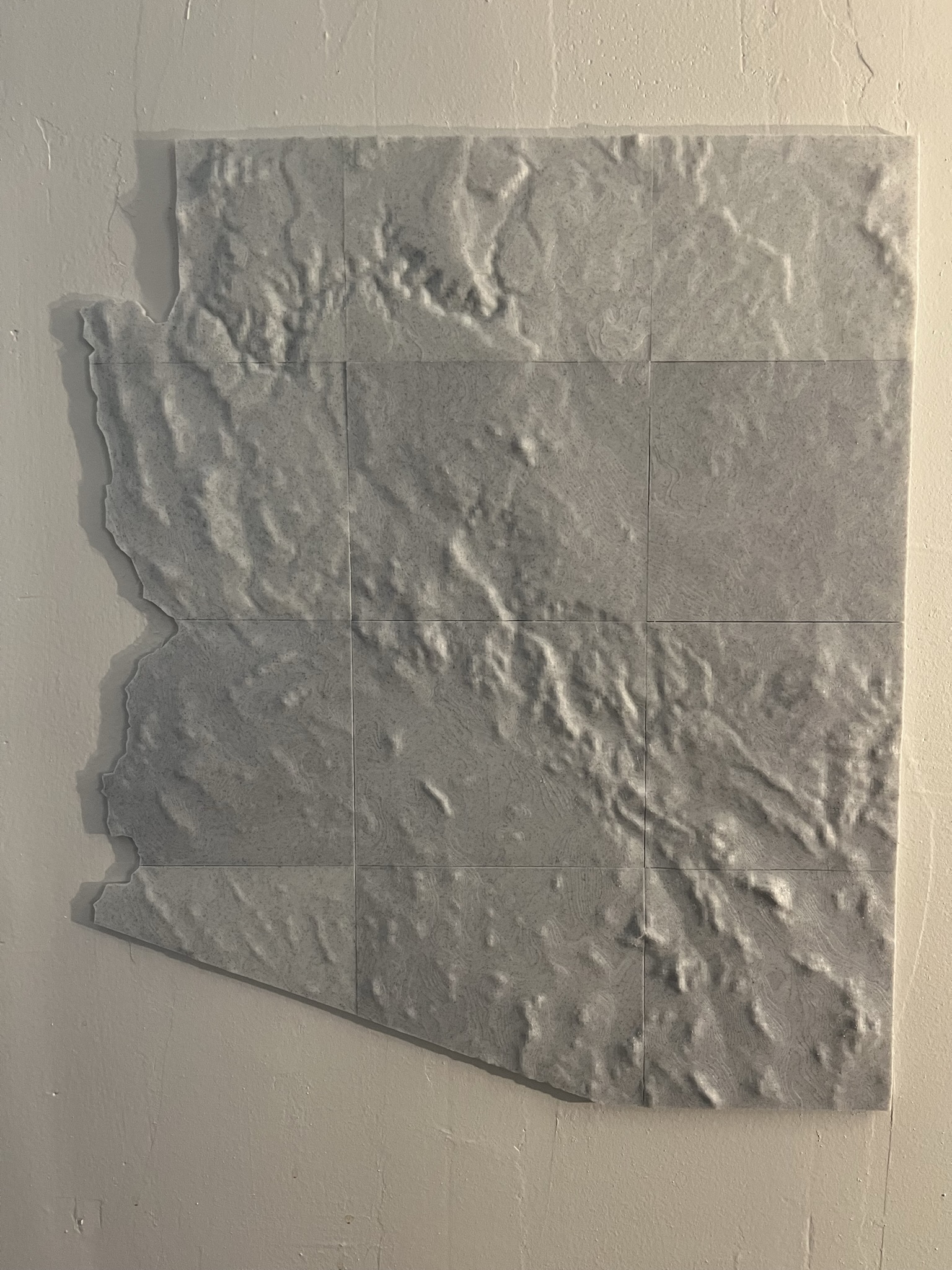 Arizona topographic map by evey bee download free stl model