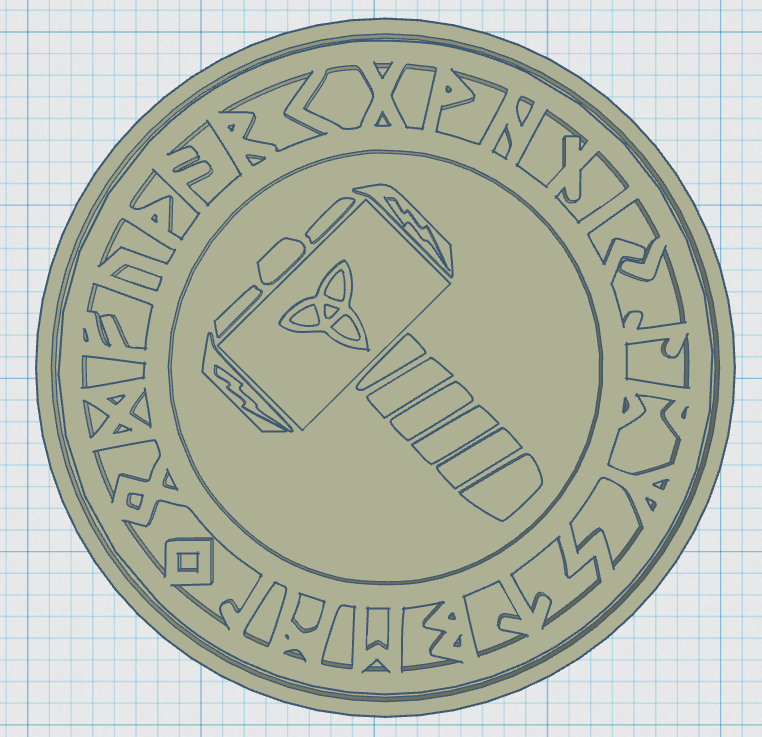 Viking Symbols Coaster 06