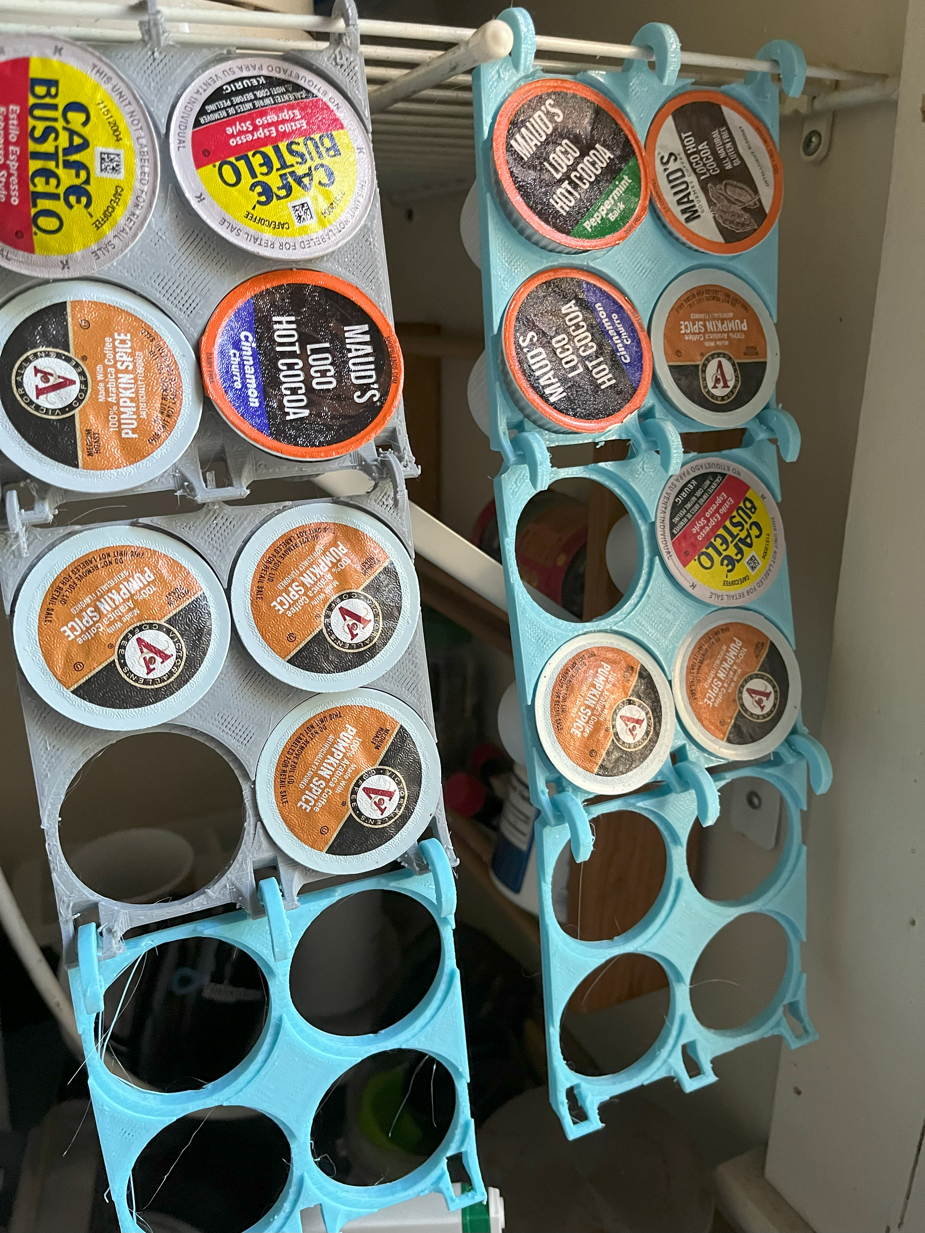 Stackable Keurig K-cup hanger