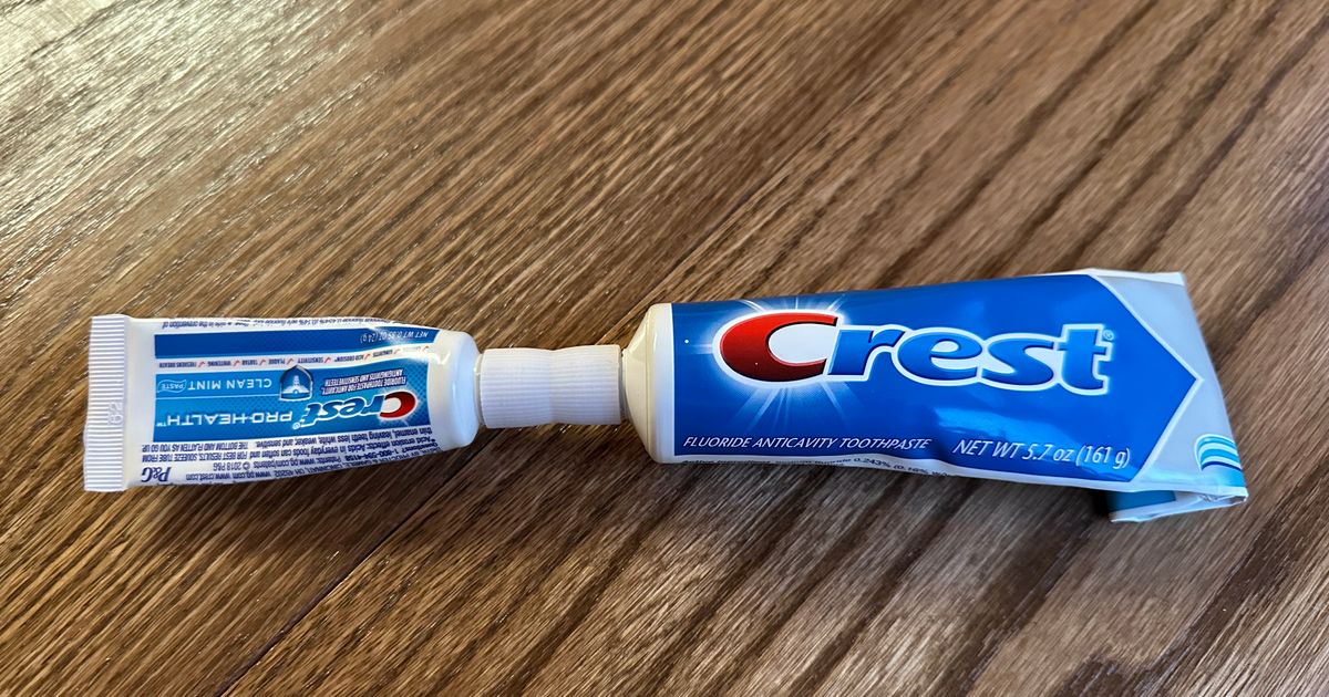 The Travel Toothpaste Transfer Tool by edwards_ep Download free STL