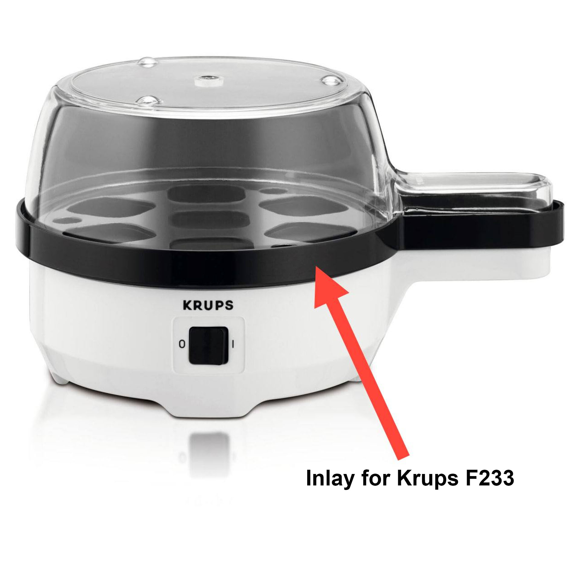 Krups F233 Egg cooker Inlay replacement part by WingArt Download