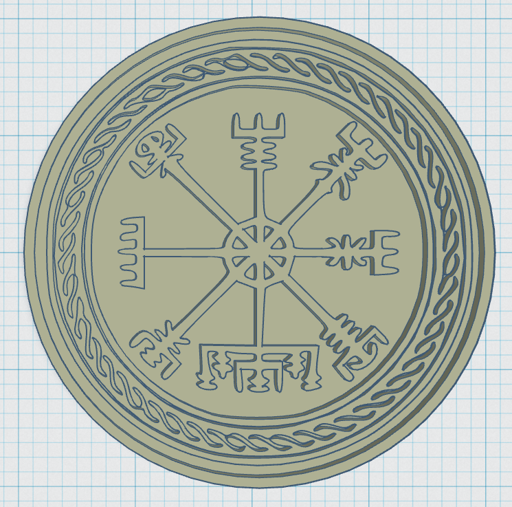 Viking Symbol Coaster 12