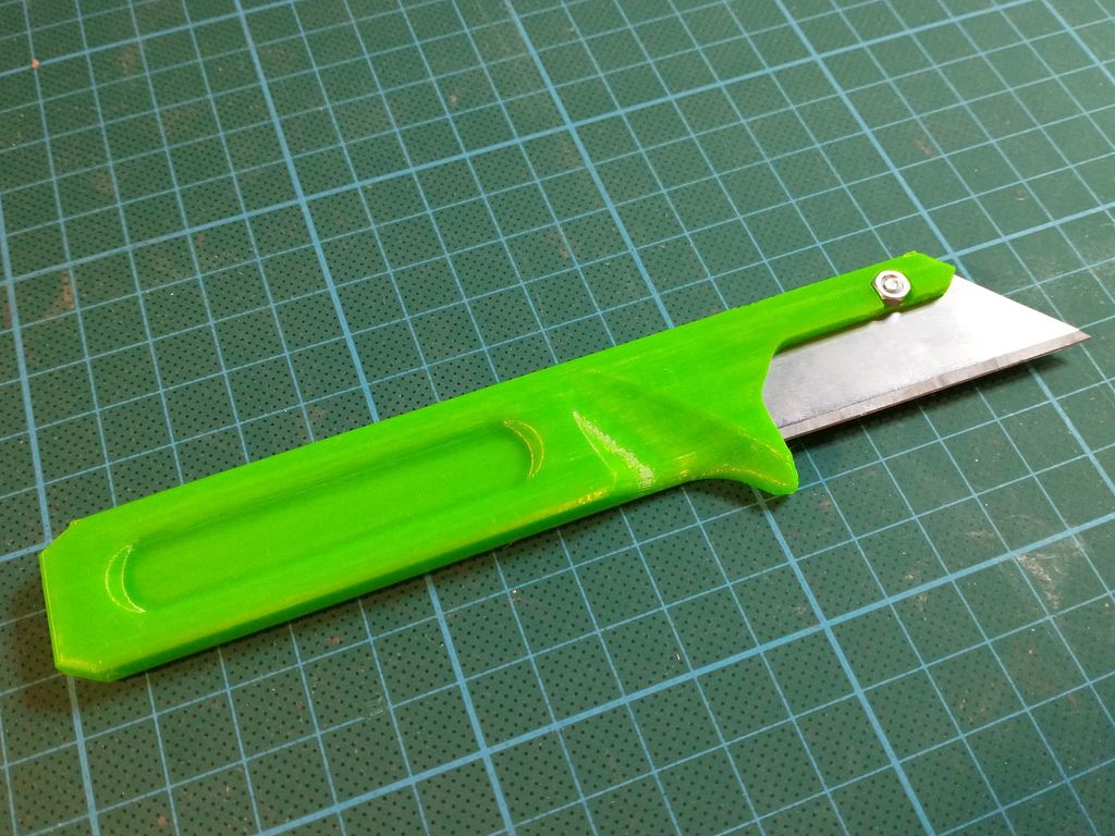 Utility Knife with long handle by JGW Download free STL model