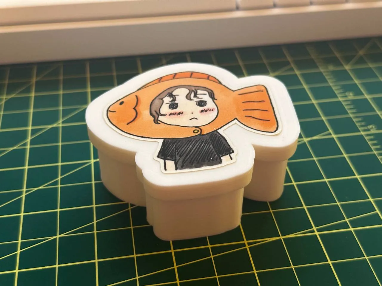Darn Fish Sticker Carrying Case by William | Download free STL model ...