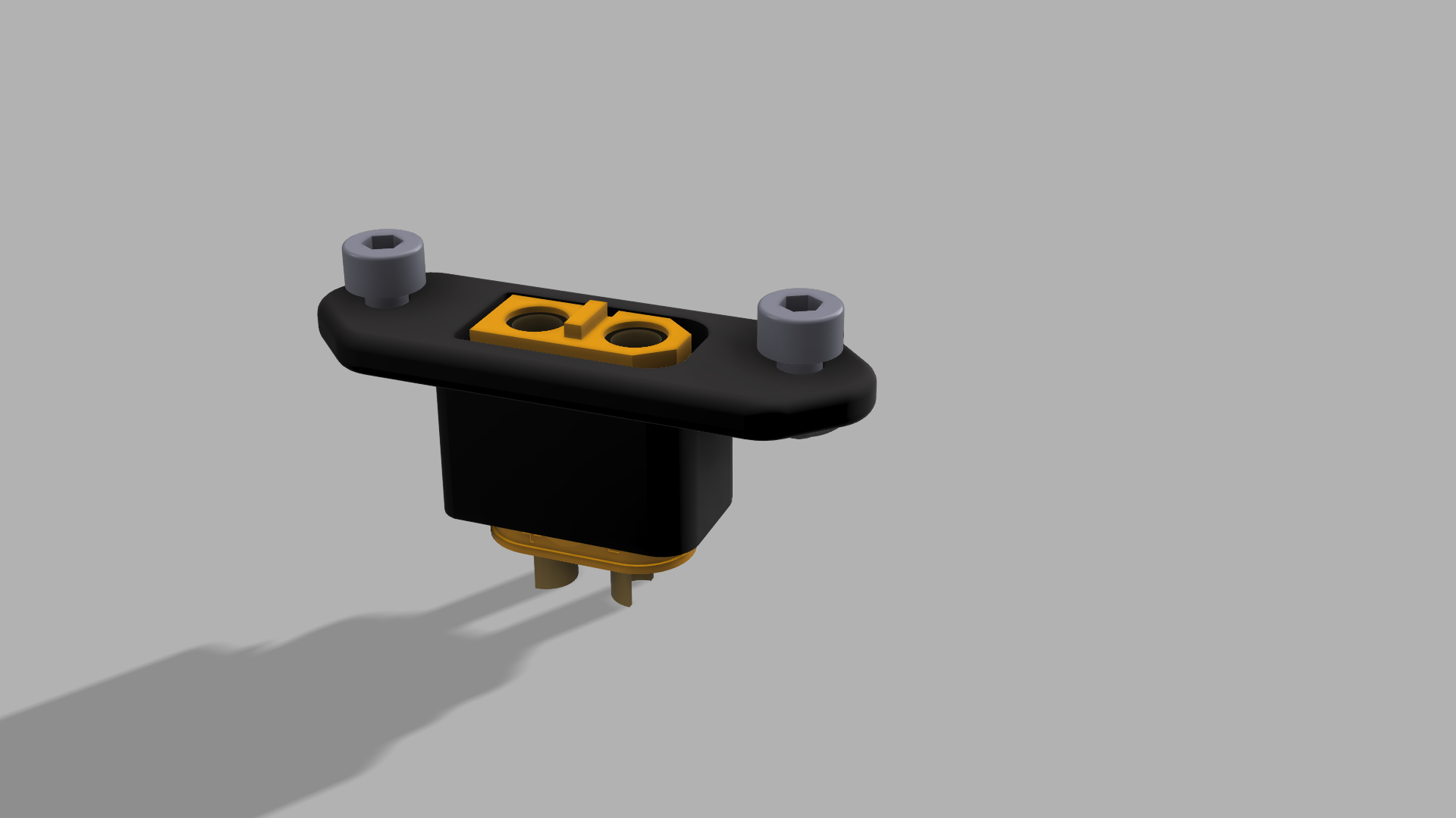 Miniatura 2 do modelo 3D XT60-H Panel Mount