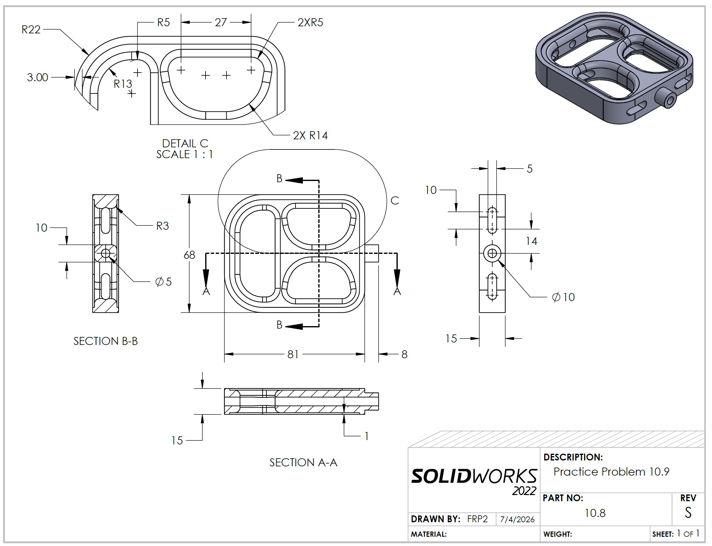 Solidworks Educational Practice Model Database — miniatura 4