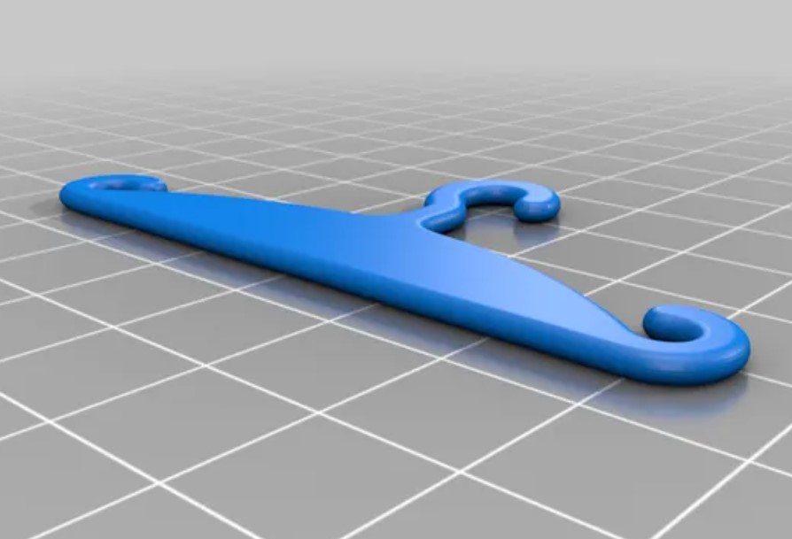 Barbie size full hanger