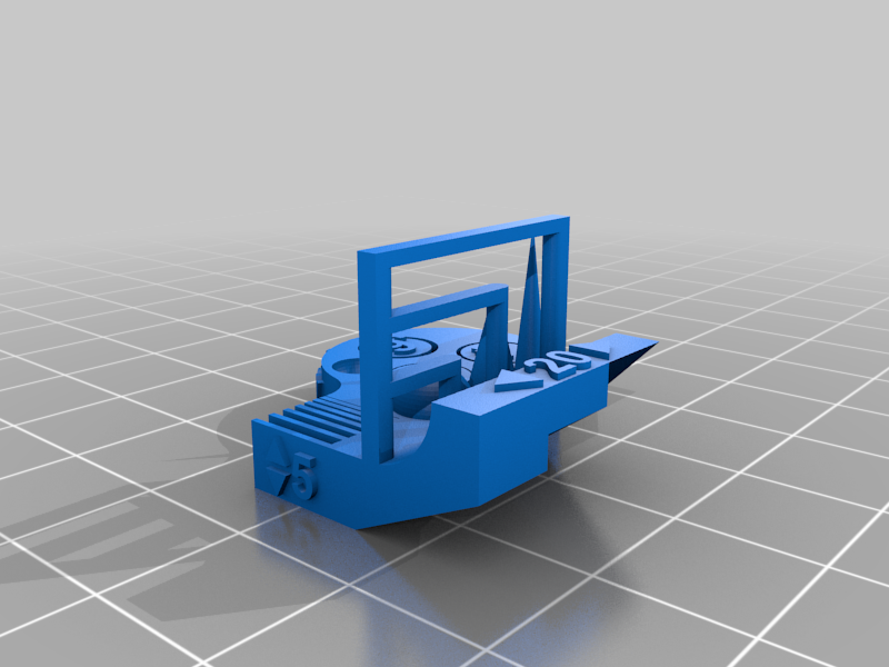 Miniatura 3 do modelo 3D Tiny printer test - quick print!
