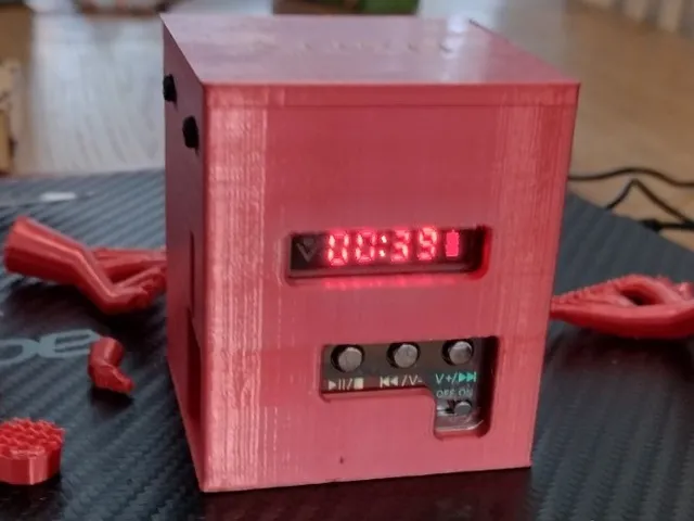 Case for TD-V26  music player with modified access for young children
