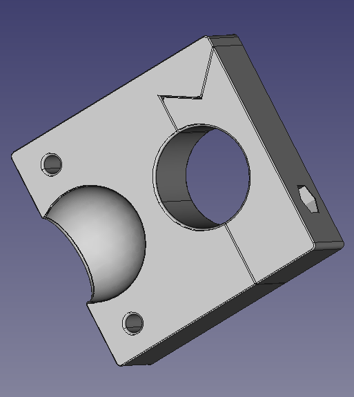 Handlebar mount for RAM like holder with FreeCAD file by szprusa ...