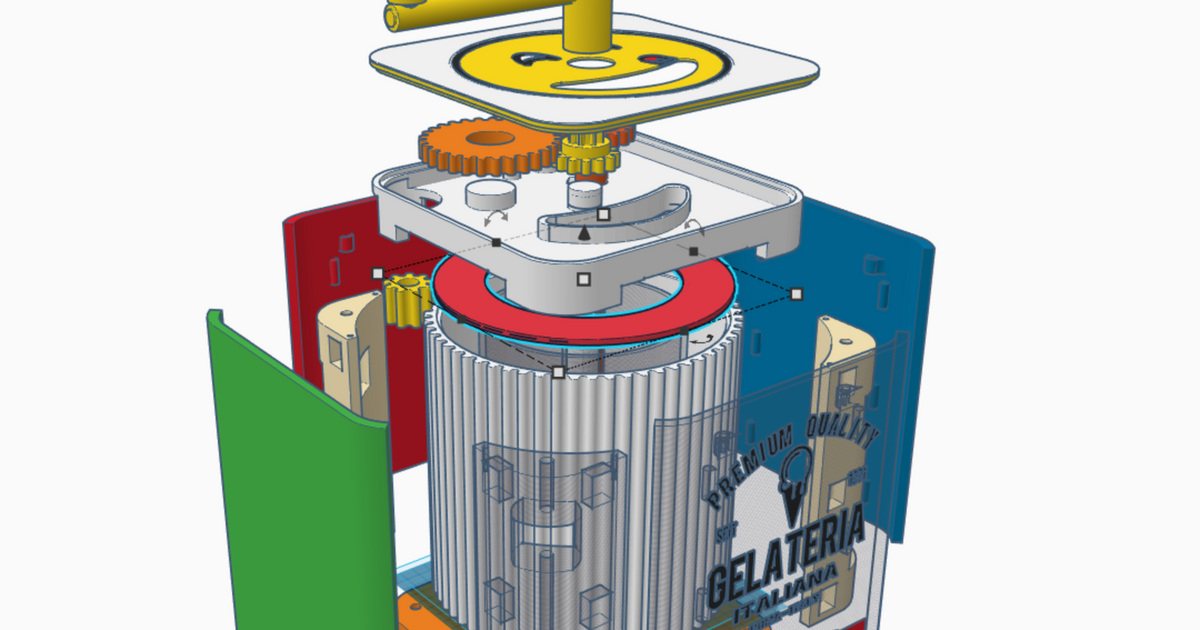 3DPrinted Ice Cream Maker (i3 MK3S + Prusaslicer 2.3.0) by
