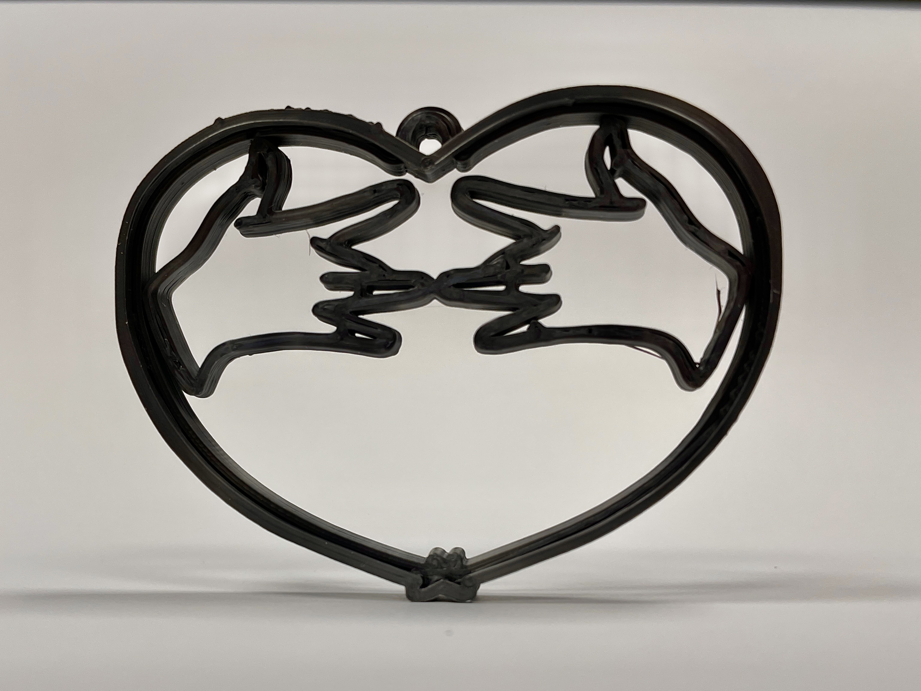 Heart Strings ASL Ornament