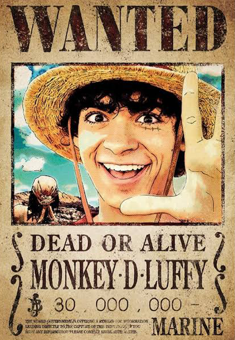 Monkey D Luffy (One Piece) Wanted Poster - Hueforge Print by ...