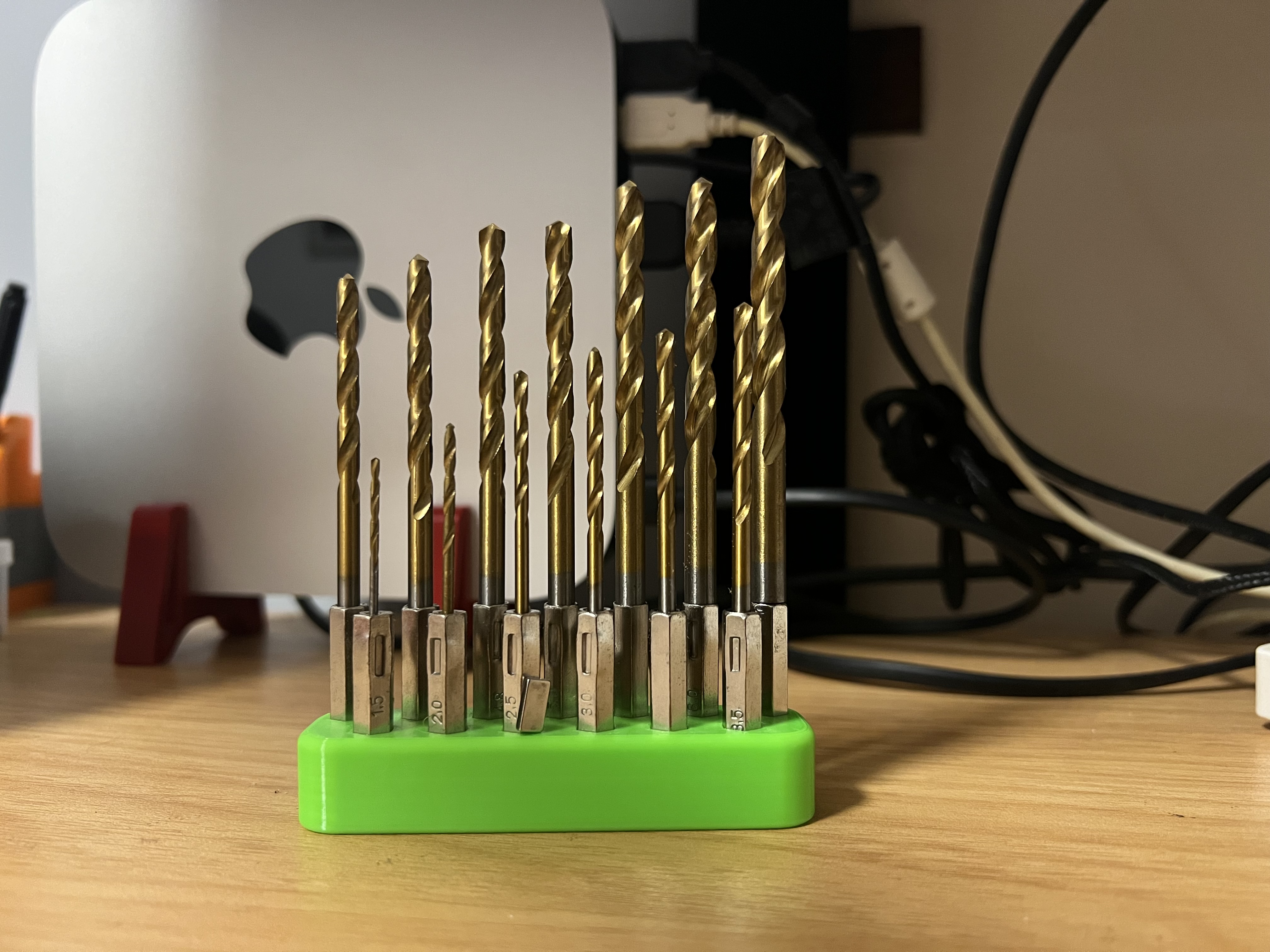 Drill bit storage box