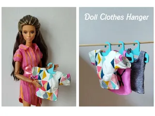 hanger for doll (cintre pour poupée) by Laurent Taz, Download free STL  model