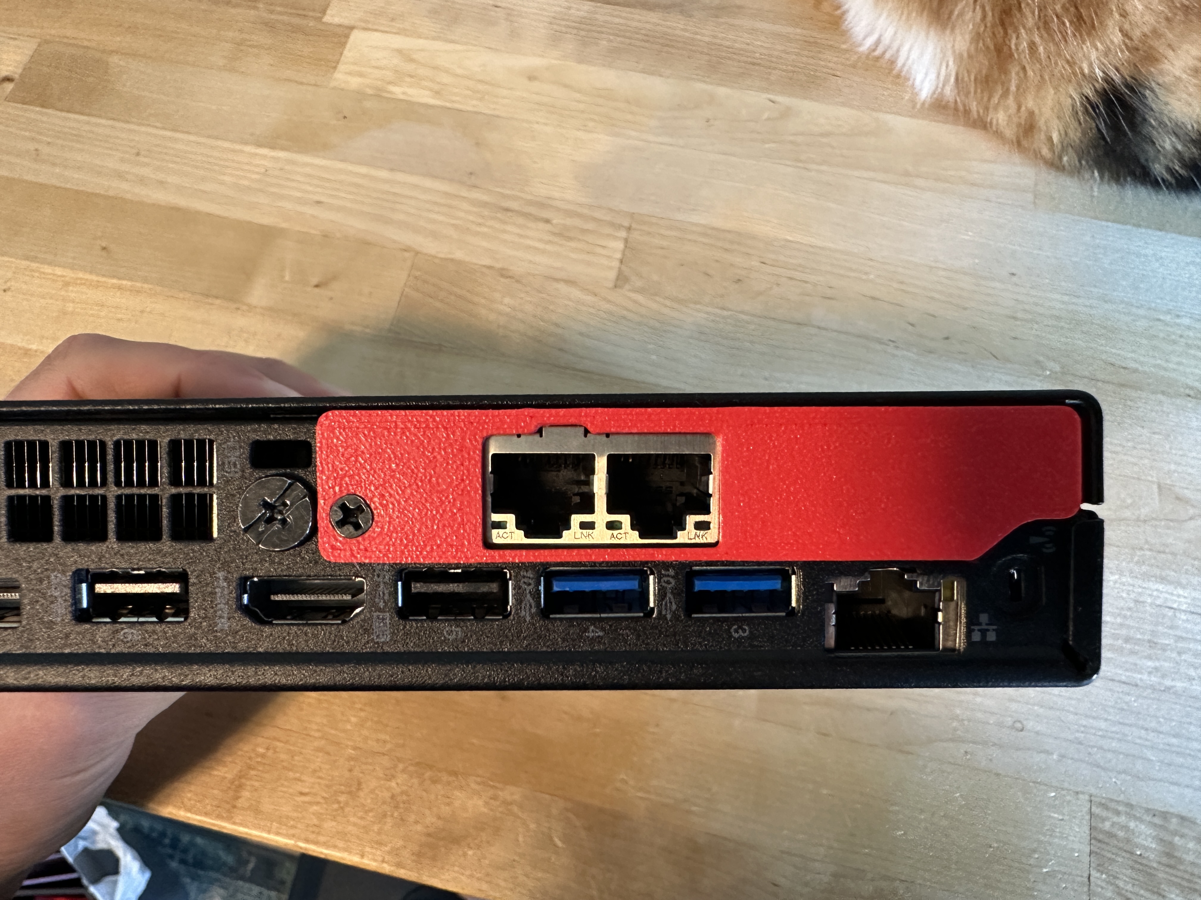 Lenovo Tiny PCIe I350-T2 Baffle/PCIe Cover