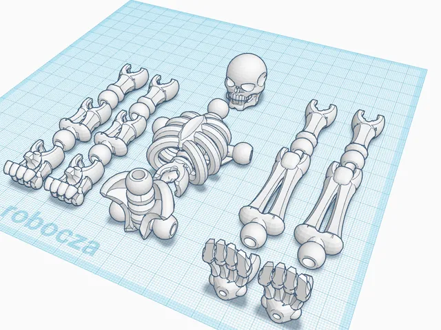 poseable skeleton