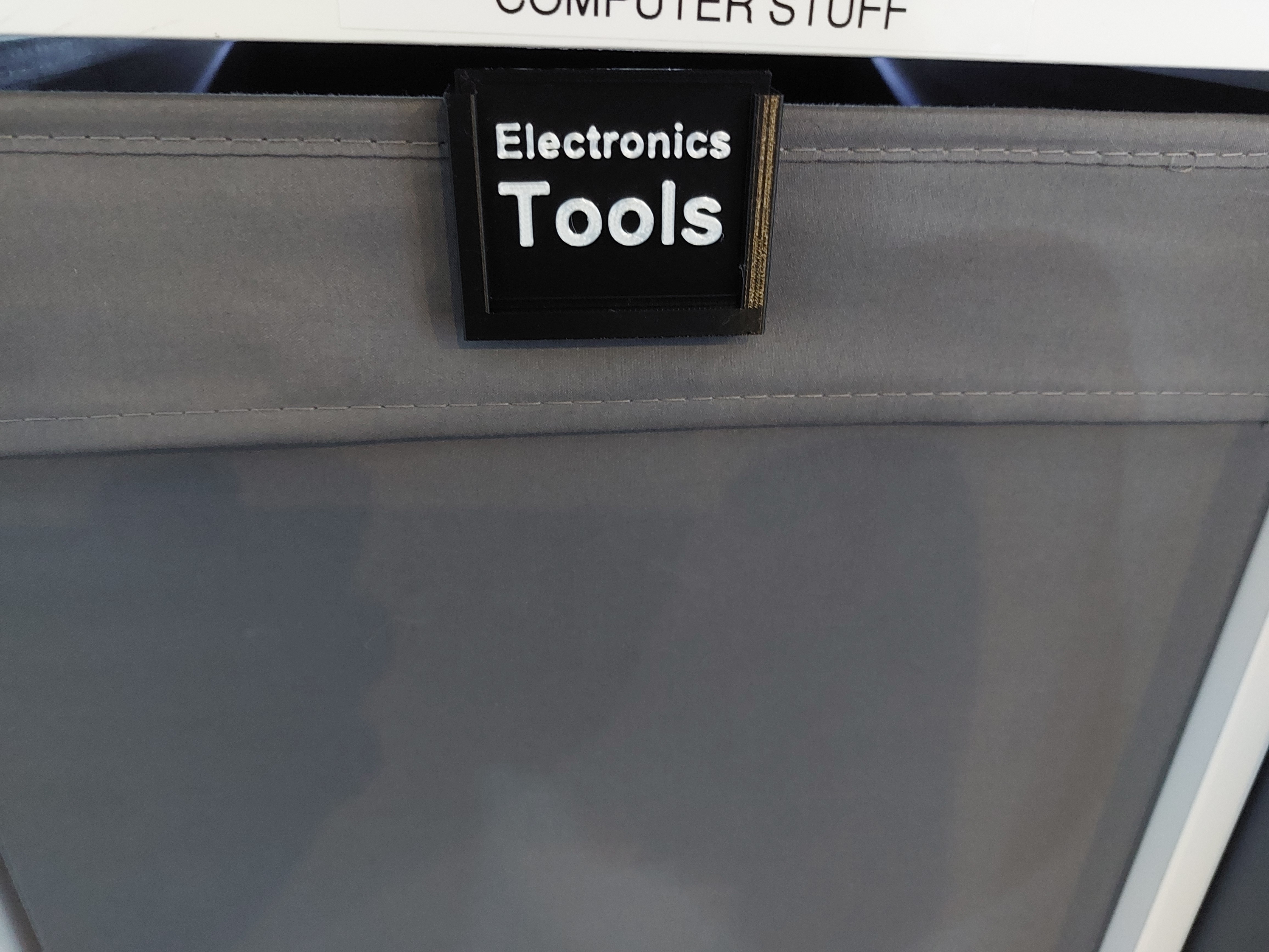 Kallax/Dröna swappable box label