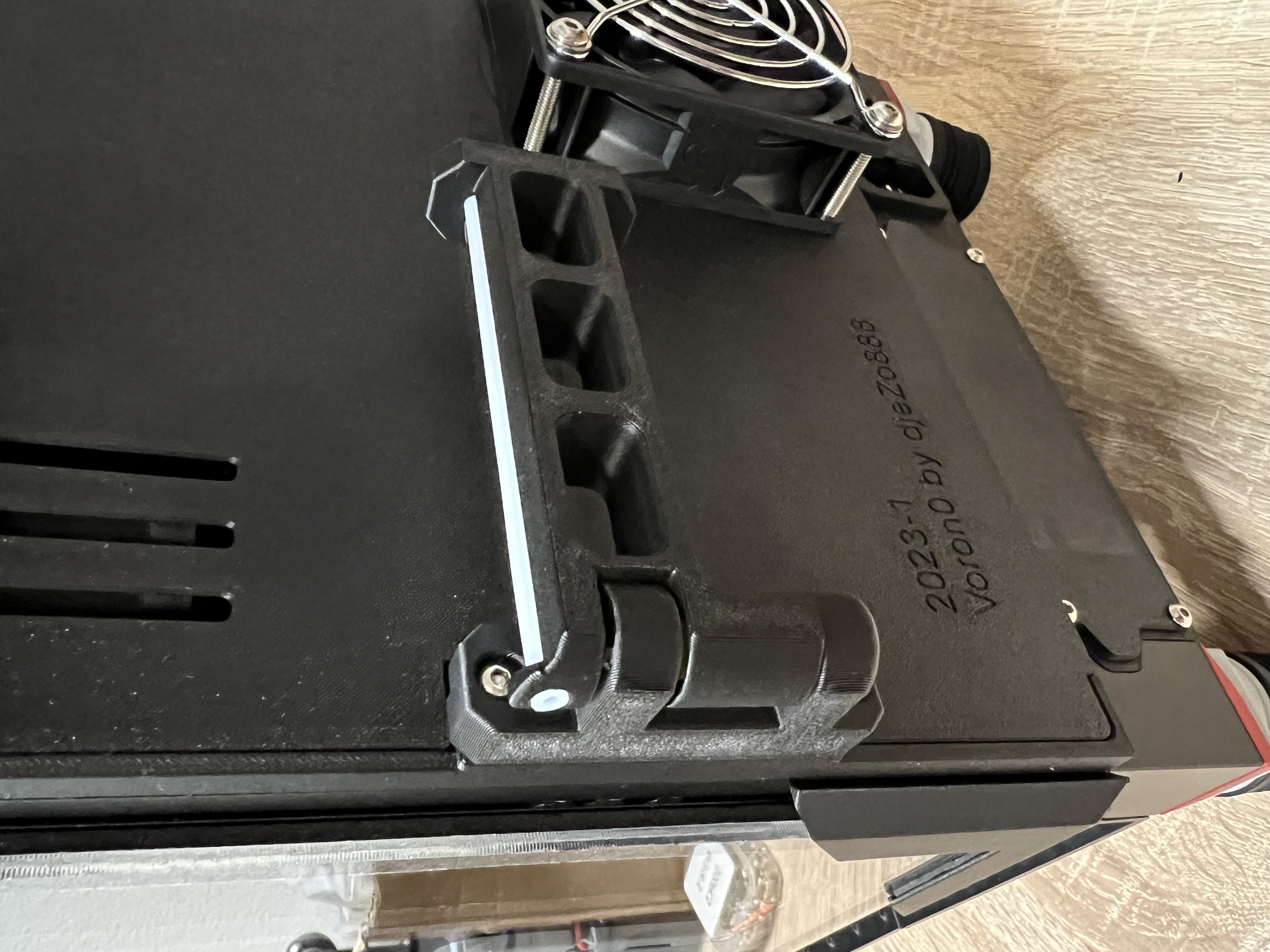 Foldable spool holder for Voron 0.2 with spring