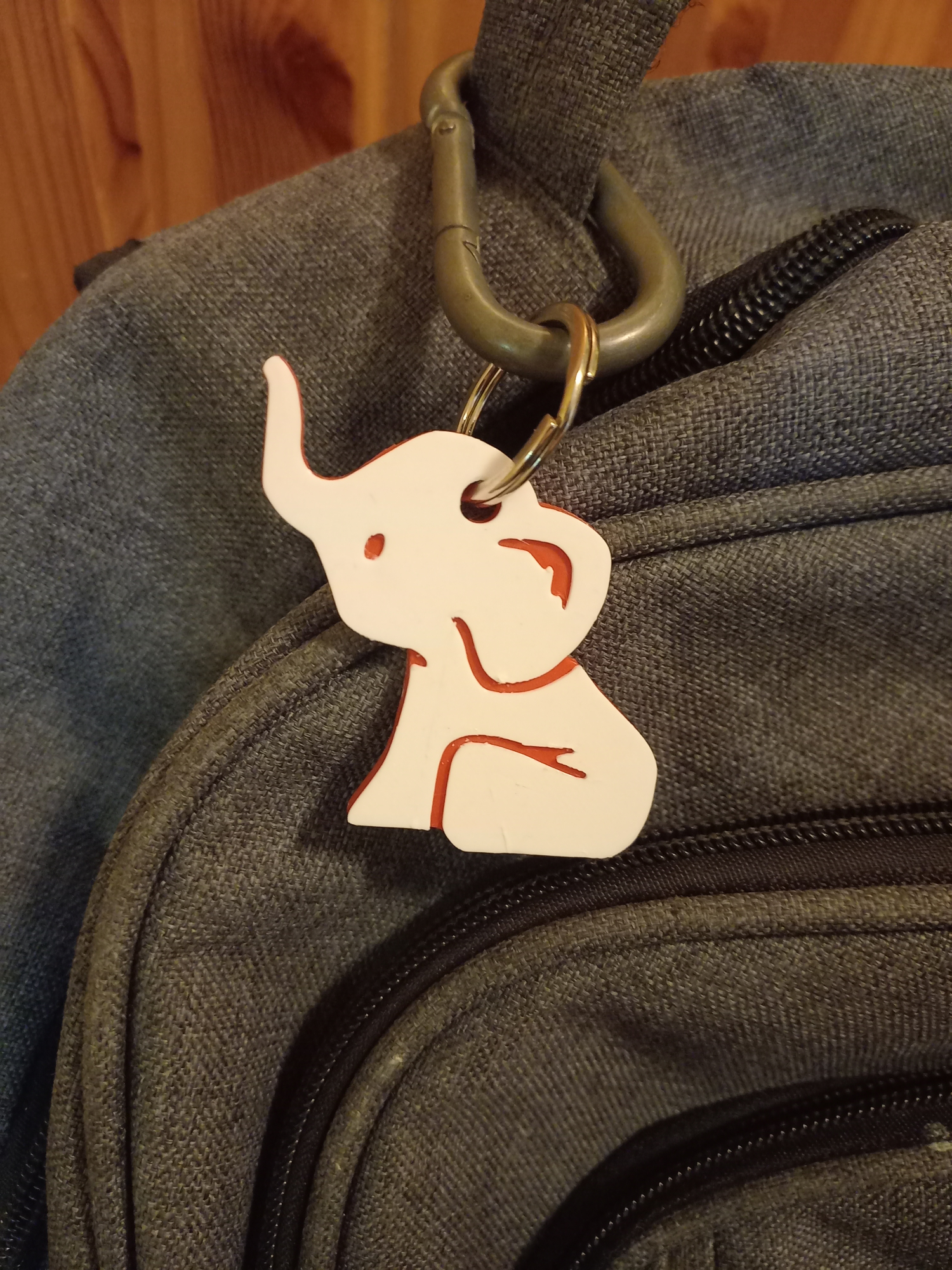 Cute Elephant Keychain