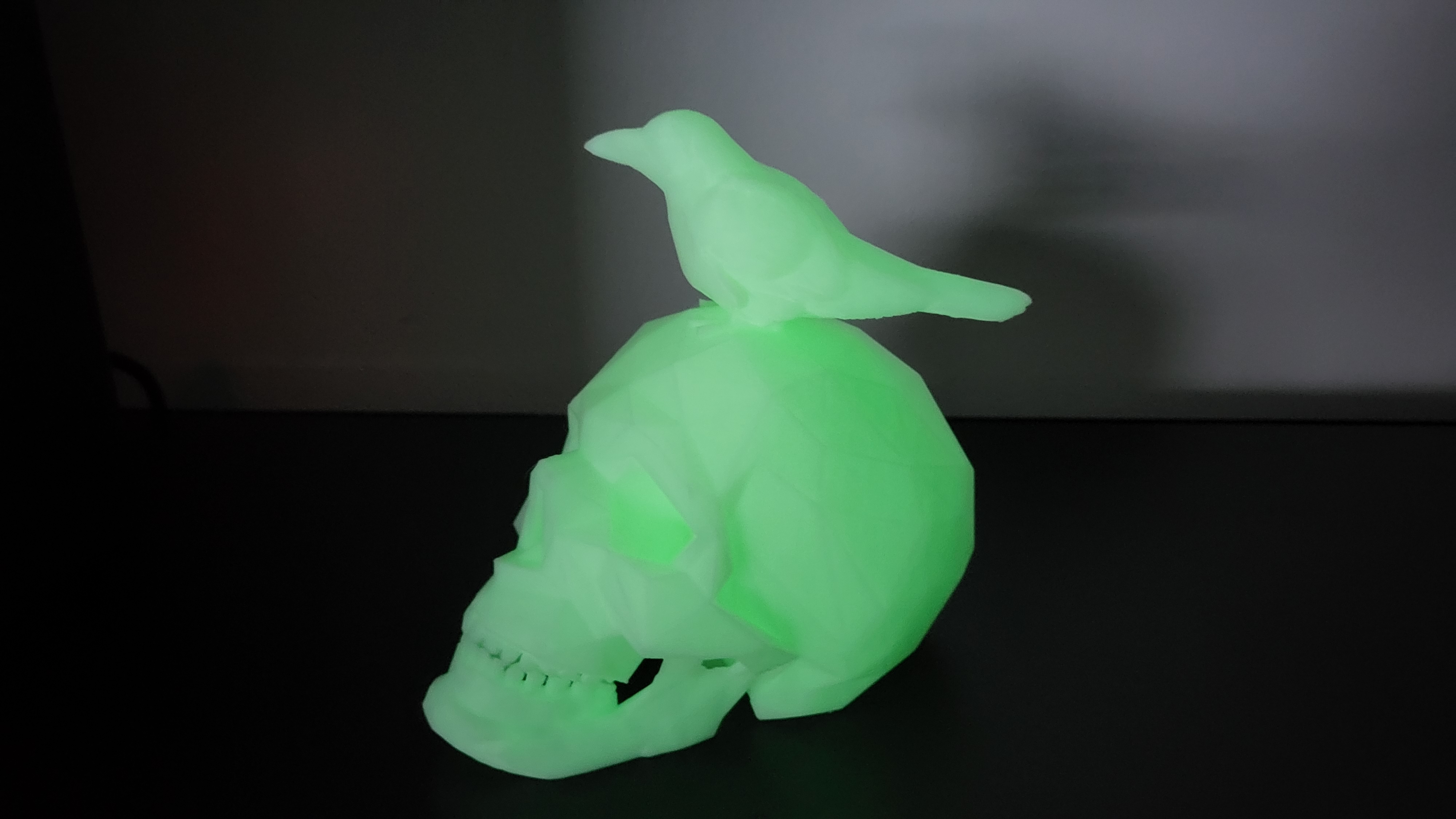 LowPoly Skull Crow