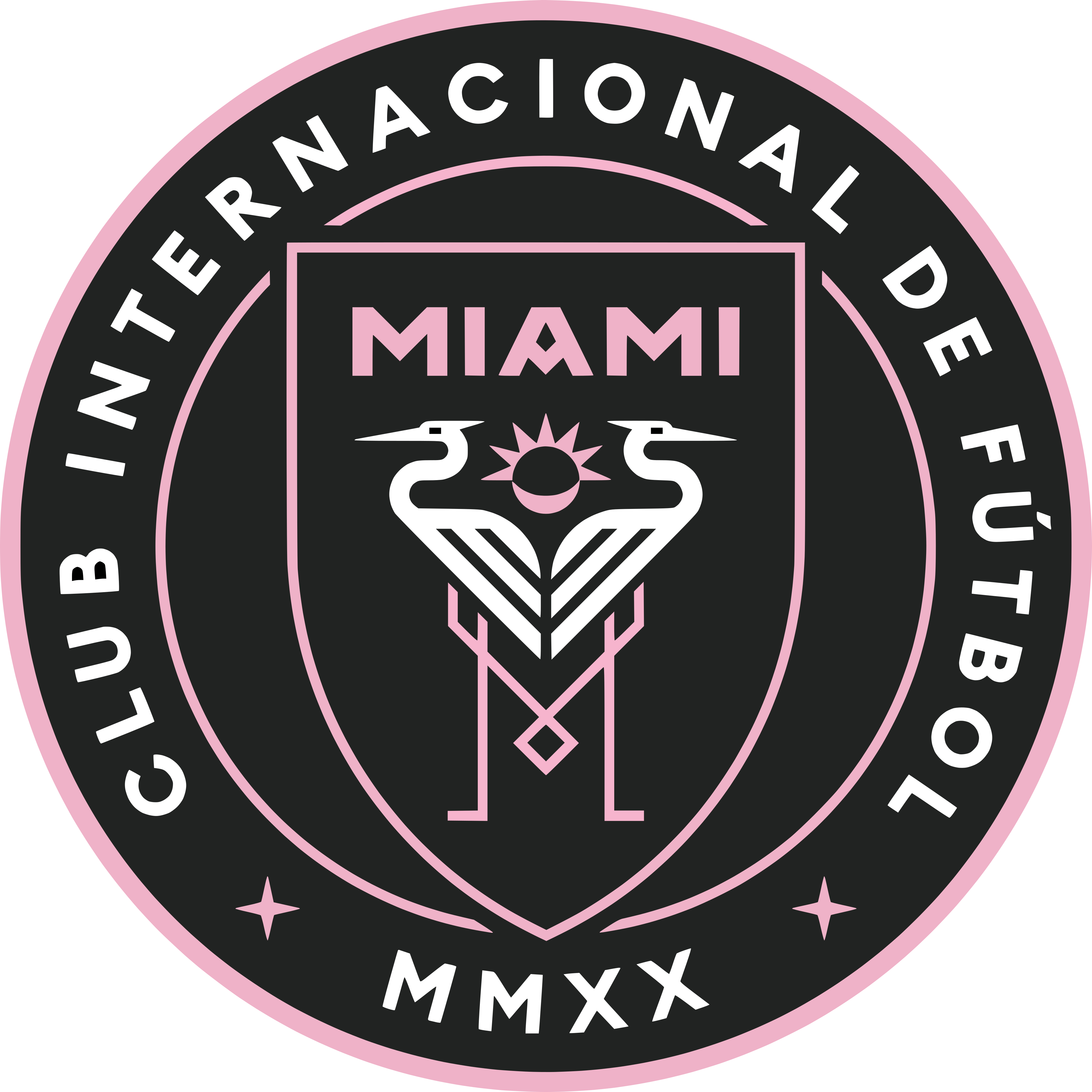 Miniatura 3 do modelo 3D Inter Miami CF Keychain