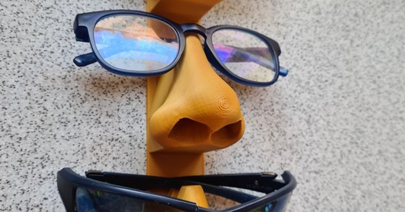 Nose Glasses Holder X3 By Gcodeprintr Download Free Stl Model