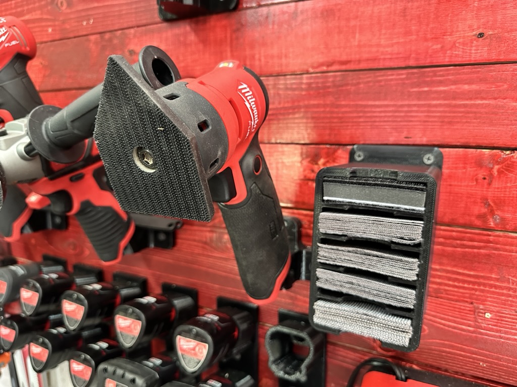Milwaukee M12 sandpaper holder