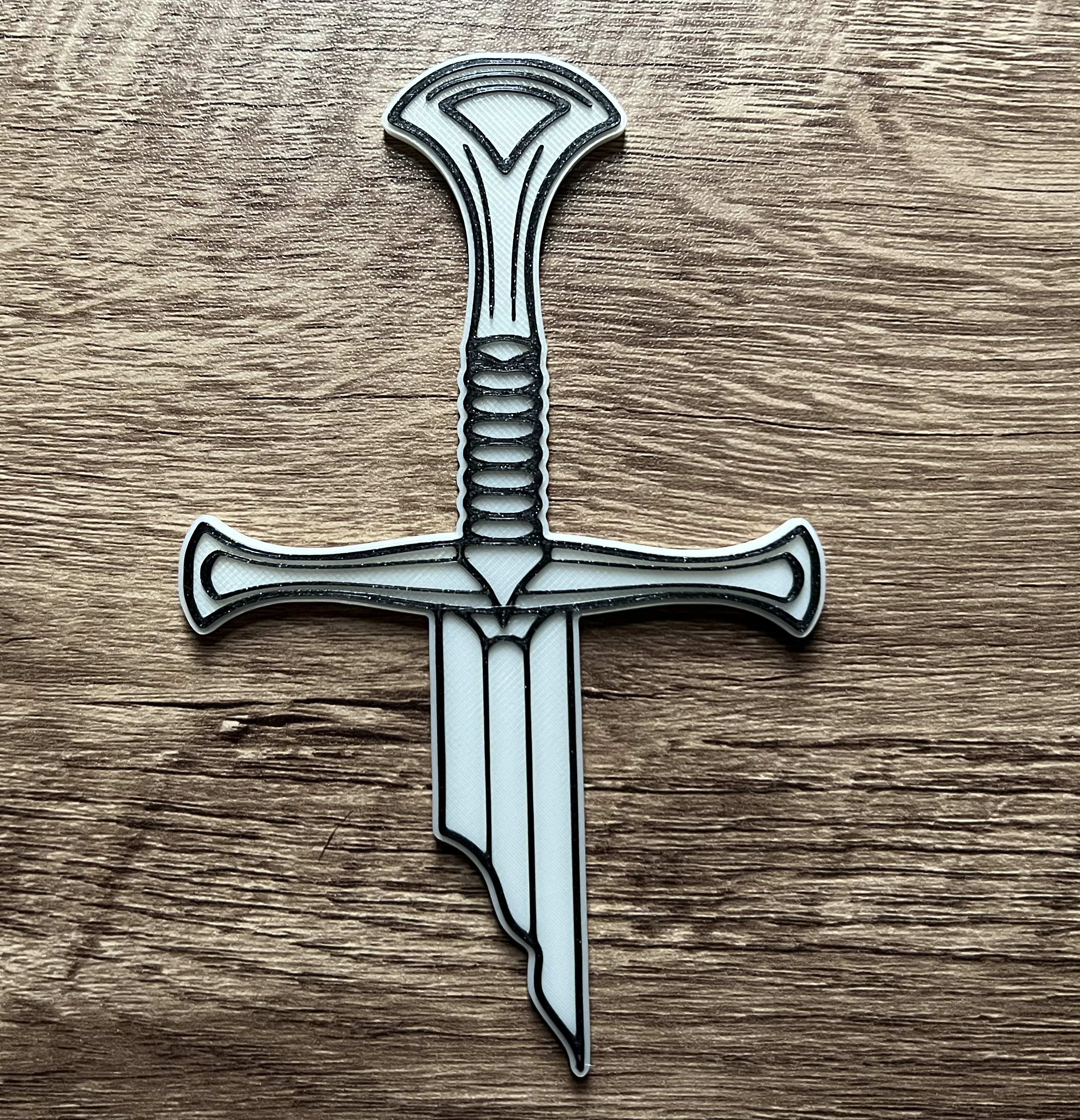 LoTR Narsil / Anduril Magnet (8x3mm magnets)