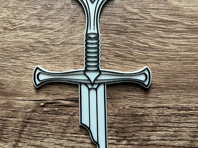 LoTR Narsil / Anduril Magnet (8x3mm magnets)