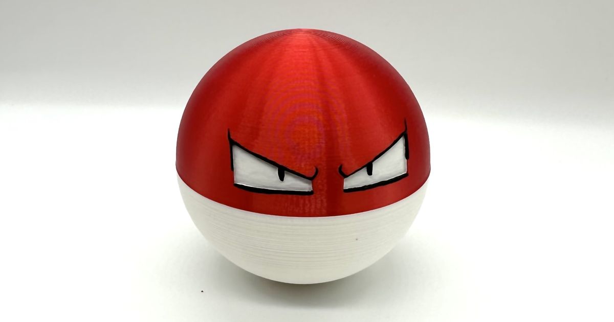 VOLTORB POKEMON 3D model 3D printable