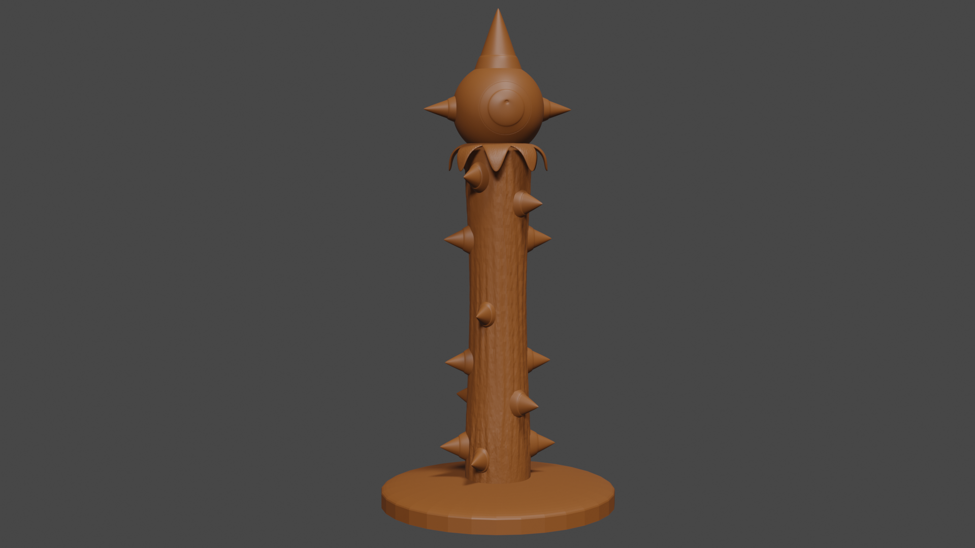 Kirby inspired, Togekuki, Tabletop DnD miniature