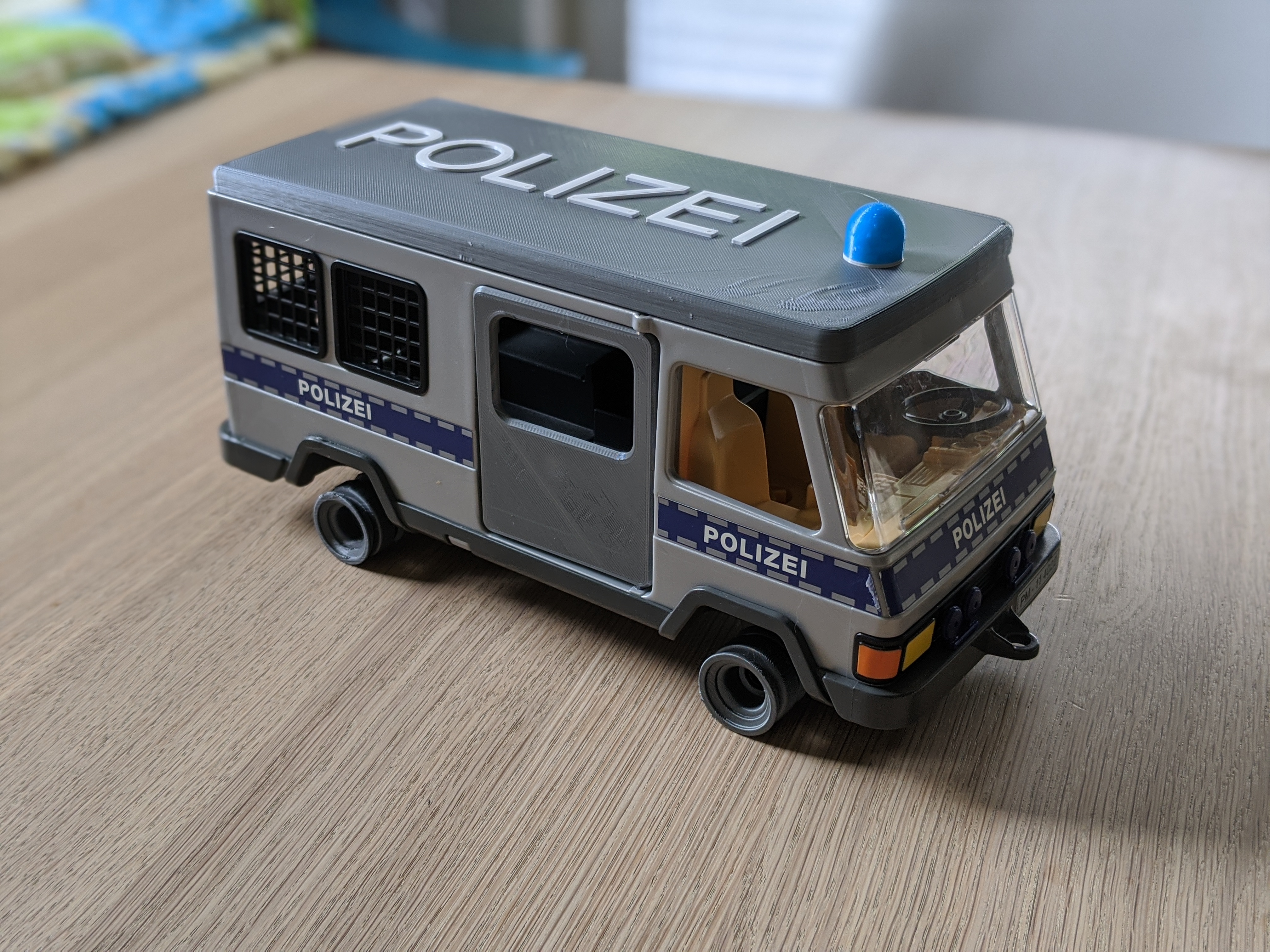 Playmobil 4023 - Police Transport/Polizei Transporter  Ersatzteile/Spareparts by Stefan, Download free STL model