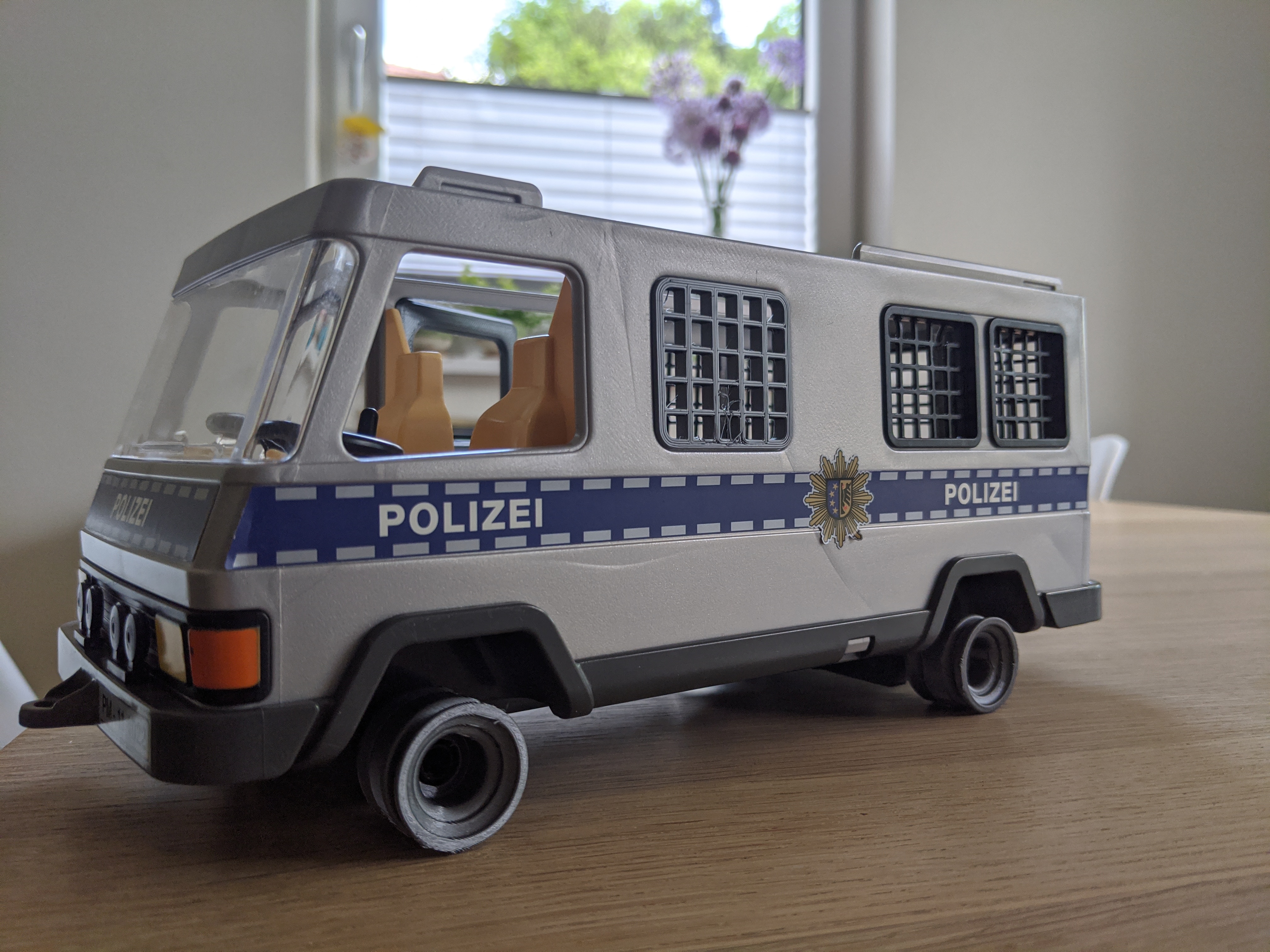Playmobil 4023 - Police Transport/Polizei Transporter  Ersatzteile/Spareparts by Stefan, Download free STL model