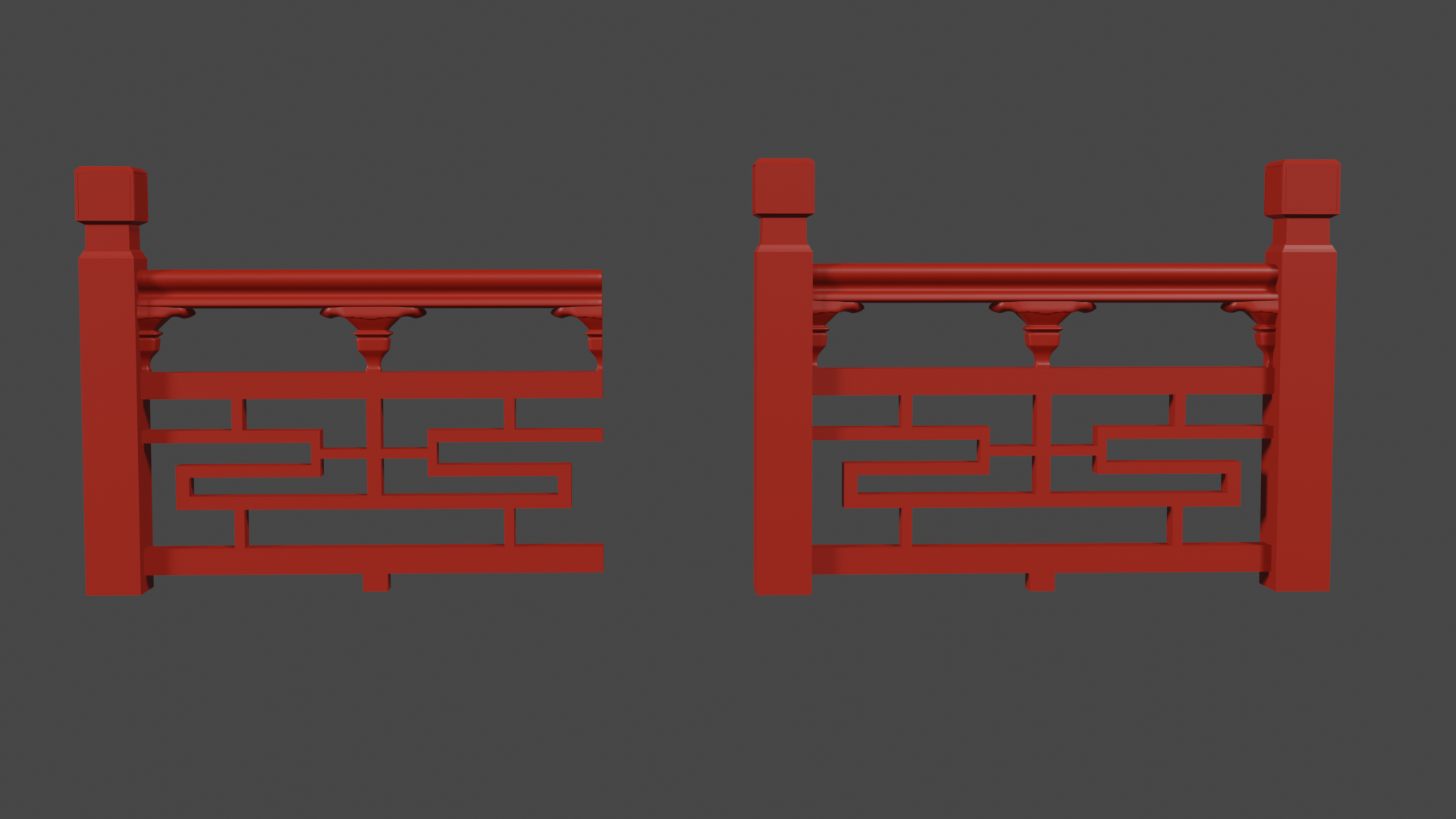 Asian Inspired Guardrails/Fences