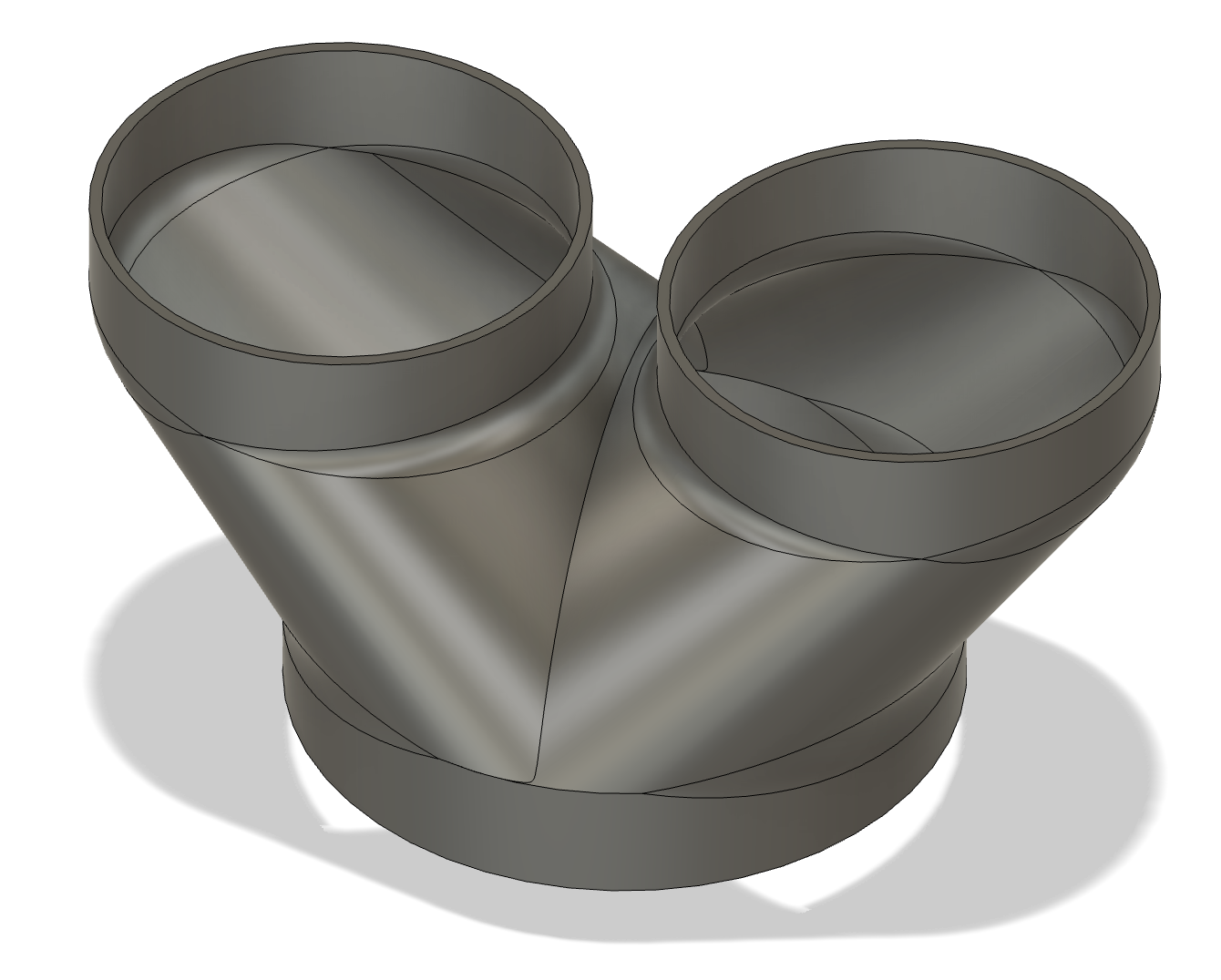 Felder AF16 Adaptor 160mm to single or double 120mm Air Duct