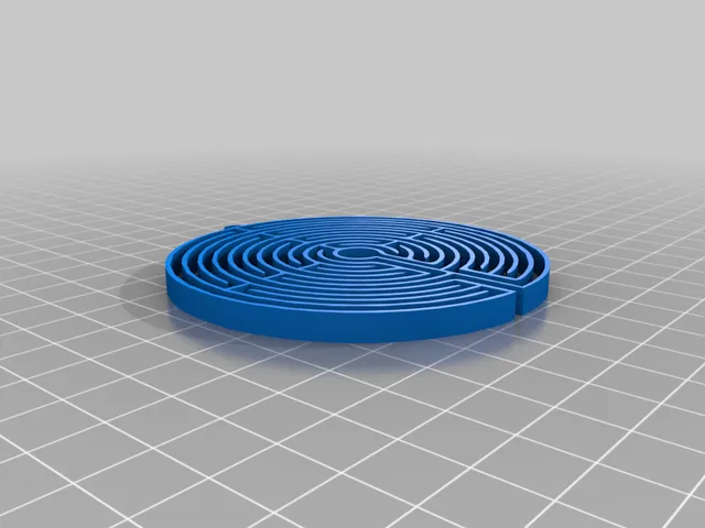 Round Labyrinth Earrings/Pendant