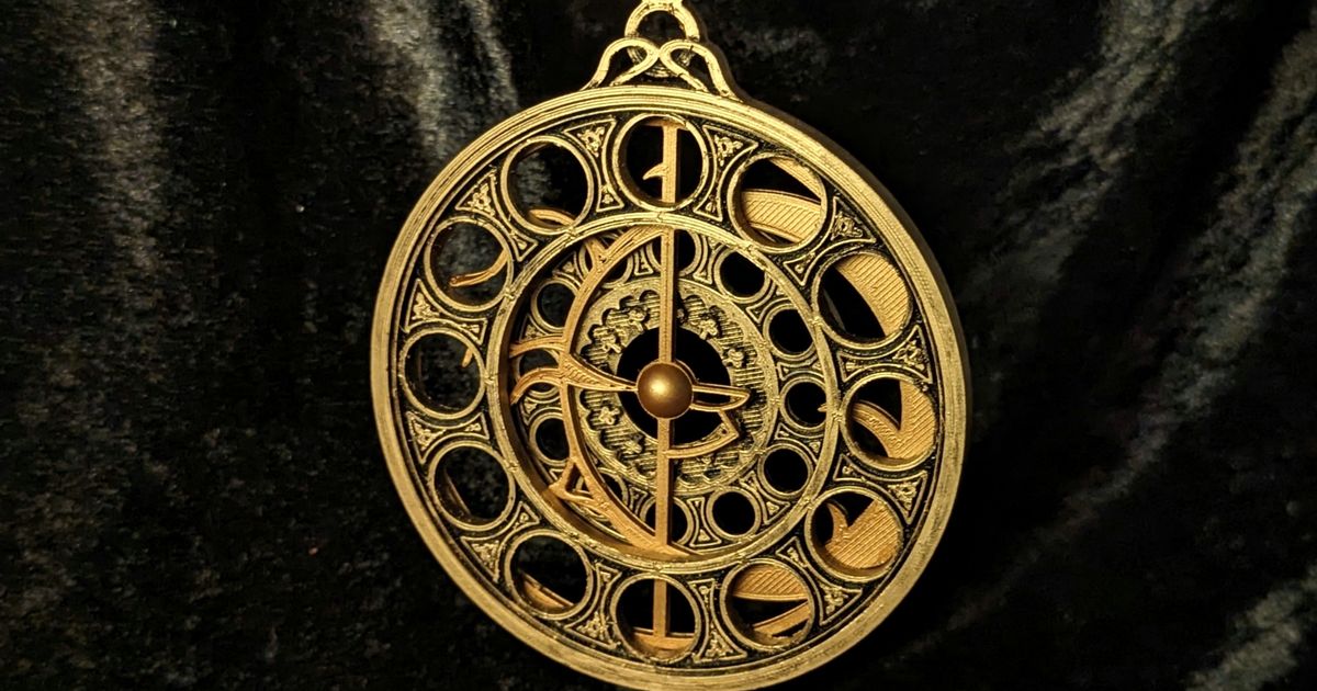 Celestial Dial Pendant - Bloodborne by hexacosplay | Download free STL ...