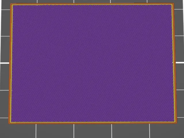 0.4mm & 0.6mm Nozzle size 45mm & 65mm First layer calibration squares