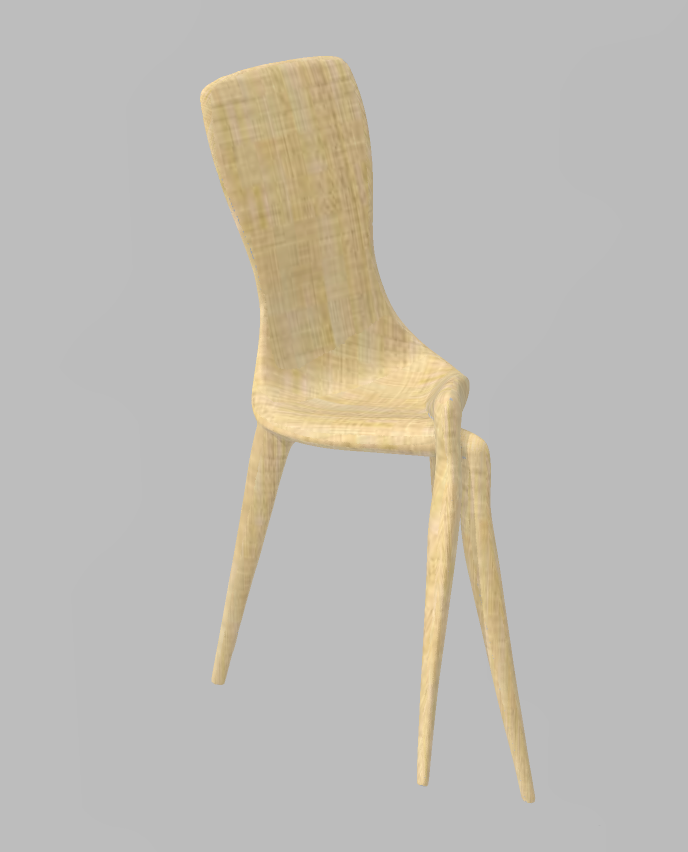Doll house modern chair by Senelis910 Download free STL model