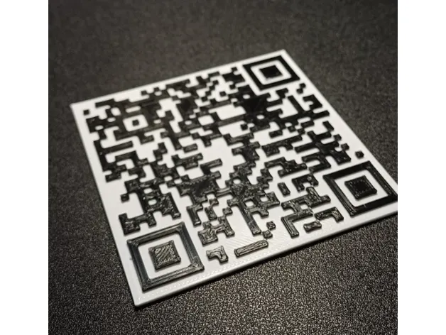 Rick Roll QR-code (autoplay, no ads), 3D models download