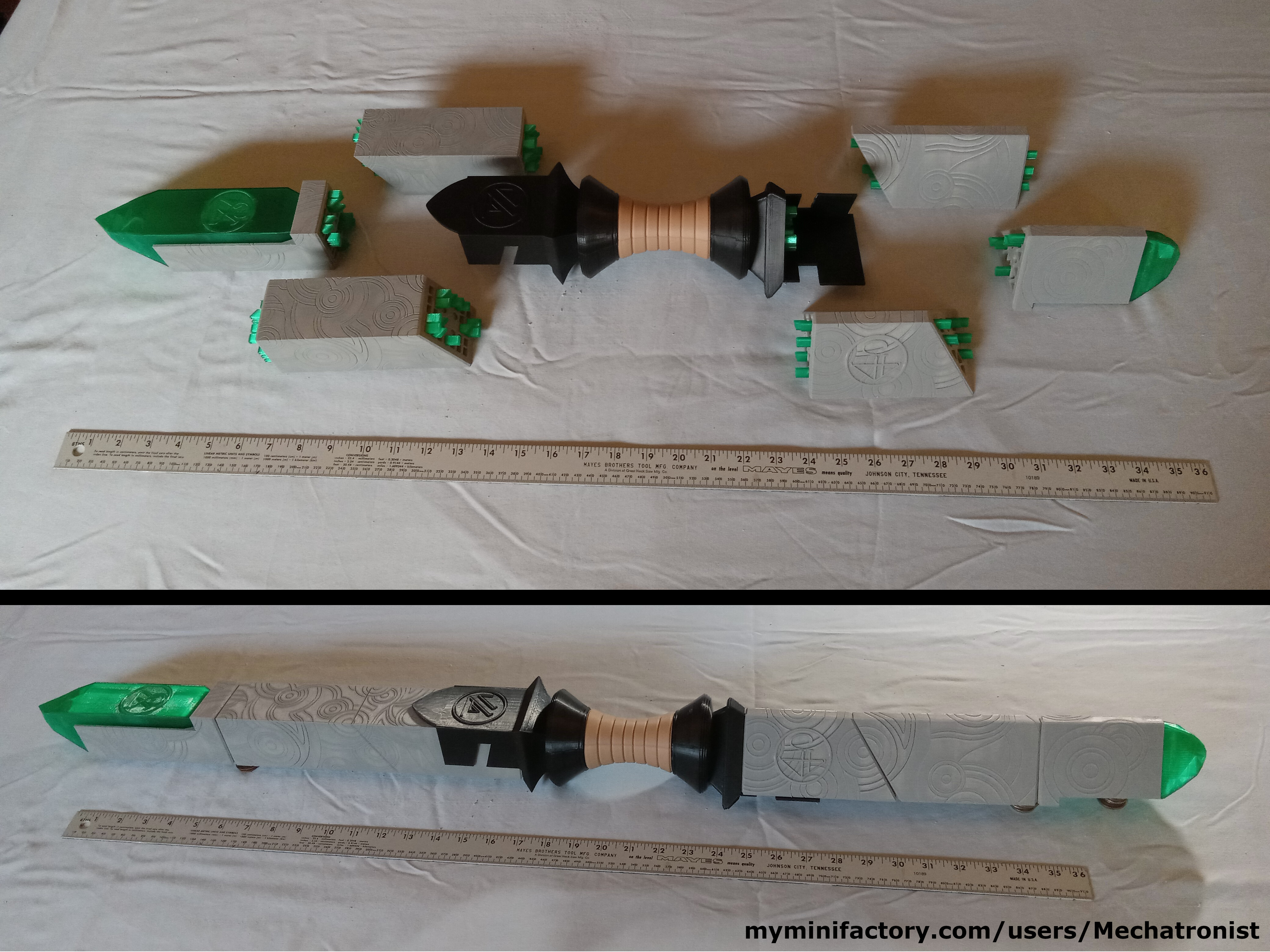 Rod of Seven Parts Cosplay Prop from Vecna: Eve of Ruin DnD Adventure