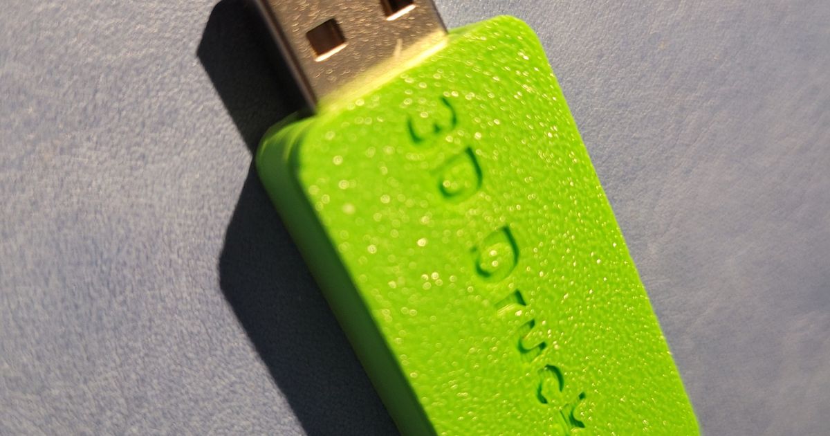 USB Stick Case by jcq | Download free STL model | Printables.com