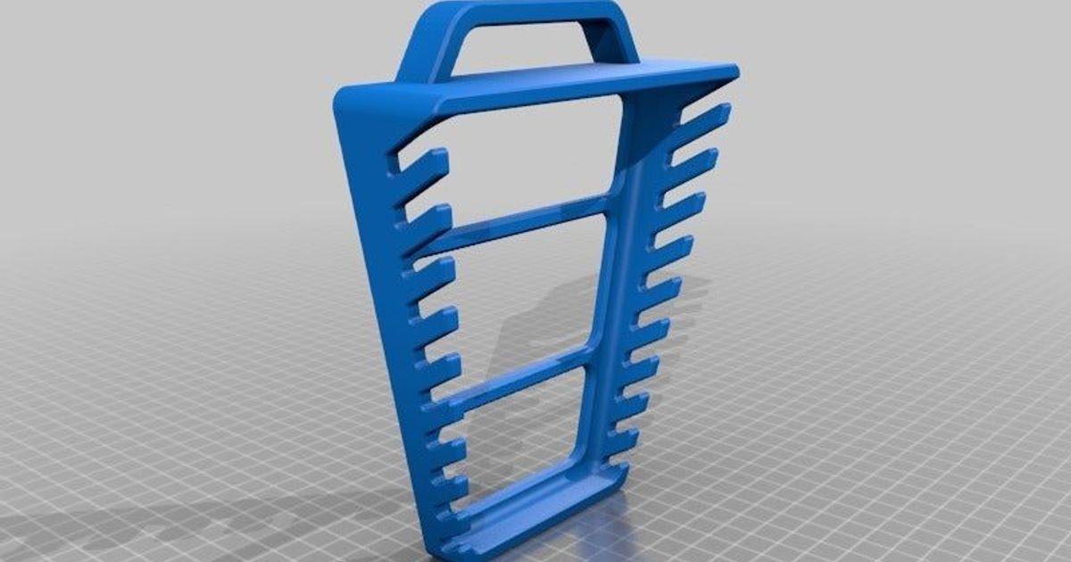 Gearwrench 10pc Ratchet Wrench Organizer Metric Handle by Tobashadow