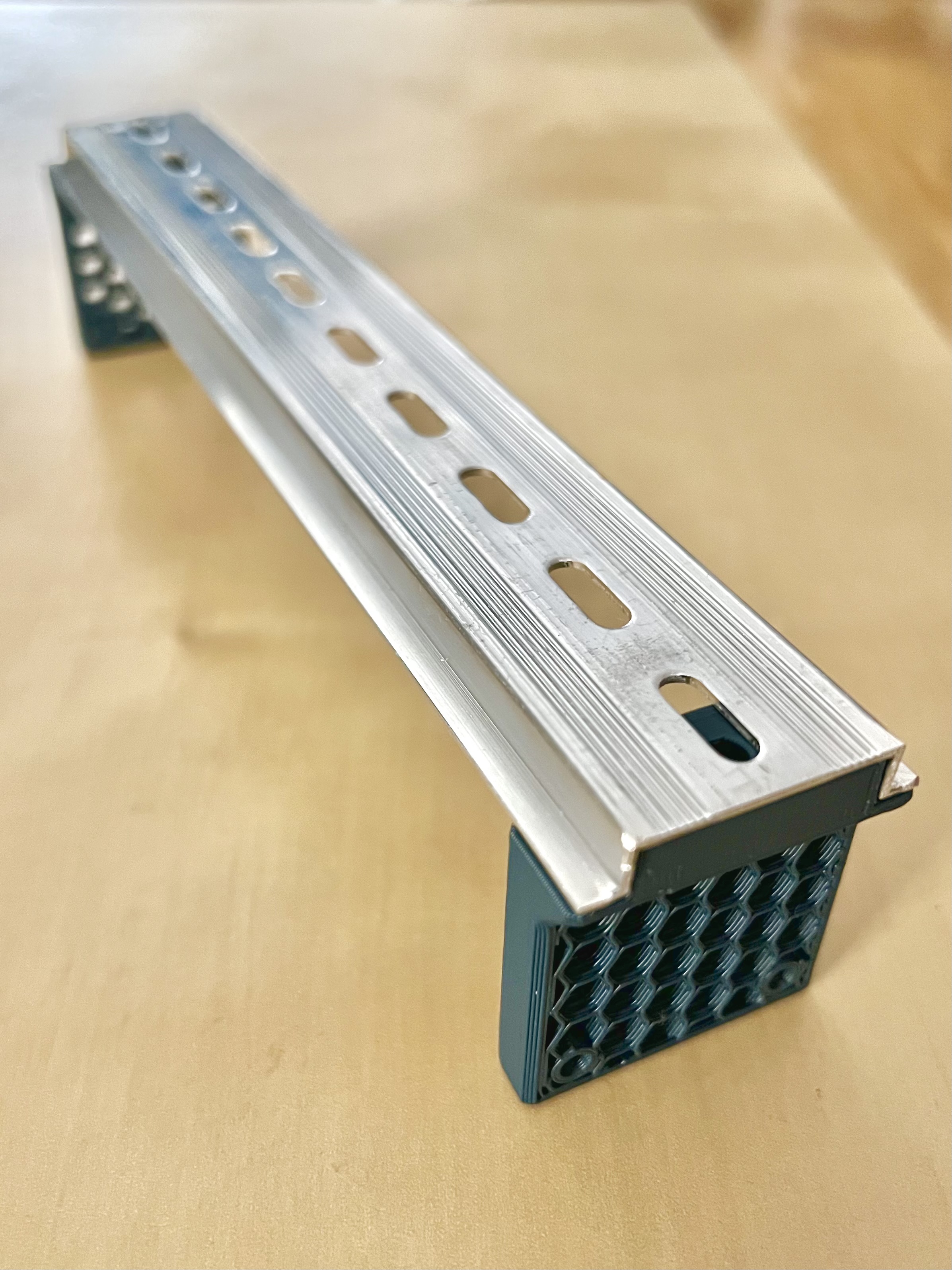 Voron V0.2 Electronics DIN Rail Bracket