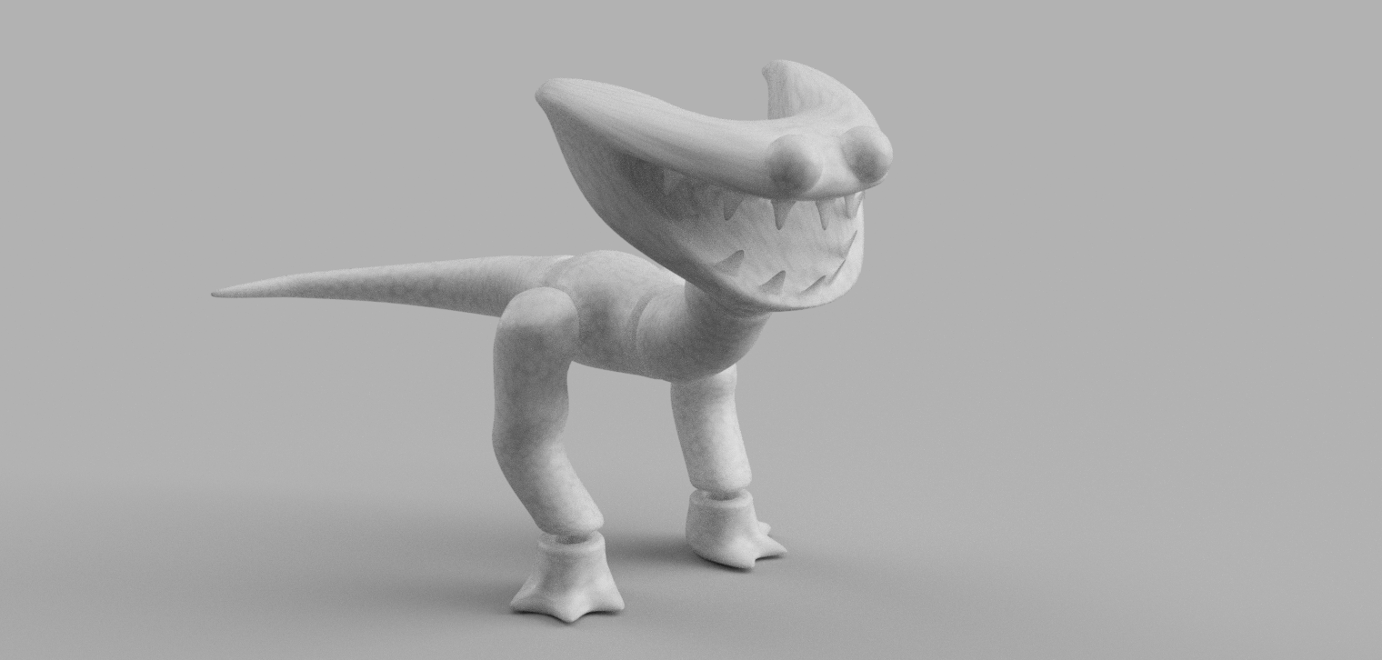 RAINBOW FRIENDS - CYAN 3D Print Model in Monsters & Creatures