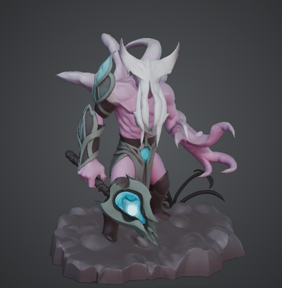 Faceless Void Arcana Statue Dota 2